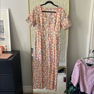 Chic Floral Midi Dress in Multicolor